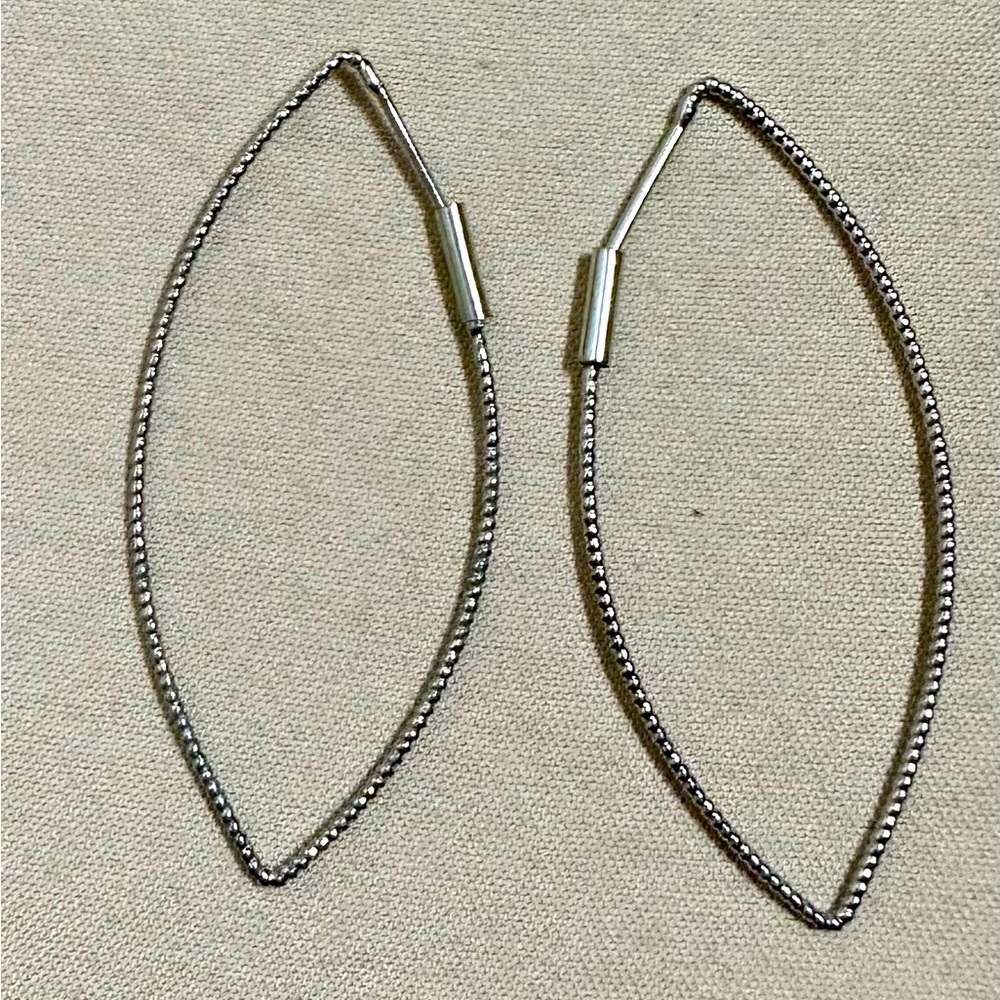 Silver earrings